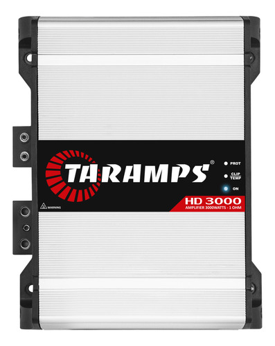 Amplificador Auto Taramps Hd 3000 1 Ohms  1 Canal