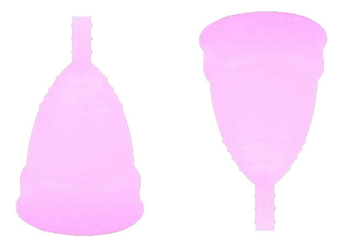 2 Unidades Coletor Menstrual Reutilizável De Silicone