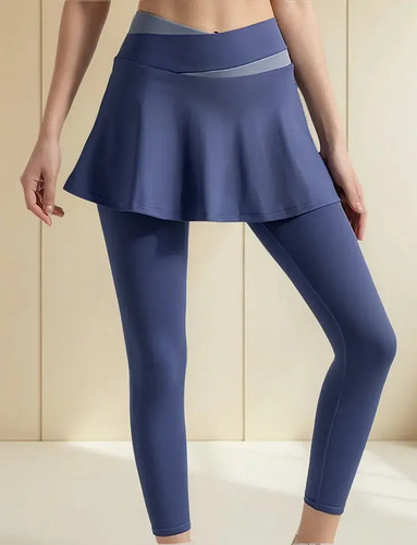 Falda Casual Para Mujer Leggings Pantalones De Tenis Deporte