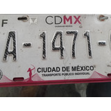 Placas Para Taxi Cdmx