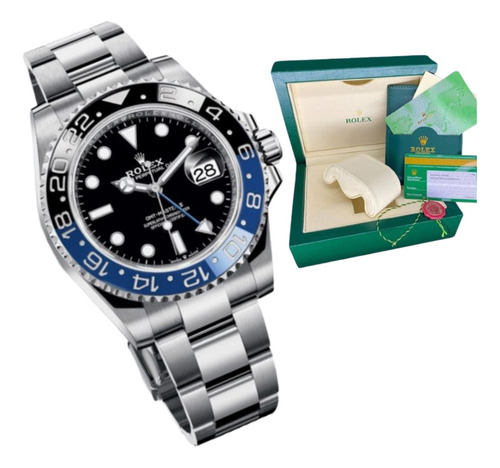 Rolex Gmt Master 2 Movimento Genuíno 28800bph Super Eta