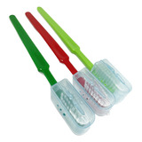 Escova Dental Adulto Macia Com Protetor De Cerdas - Kit 50un