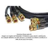 Cable Coaxial Digital Bnc 3 Vías 1.8m Ensamblado Oro 106512