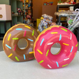 Cofre Cofrinho De Louça Cerâmica Donuts Simpsons 2 Unidades