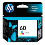 Cartucho De Tinta Para Impressora Hp 60 Colorido Cc643wb