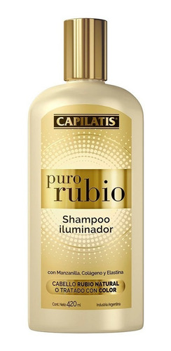Shampoo Capilatis Iluminador Línea Puro Rubio X420ml