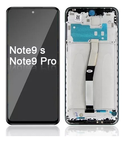 Tela Frontal Touch Lcd Compatível Note 9s/note 9 Pro Com Aro