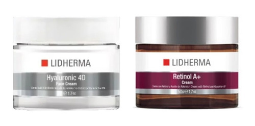 Lidherma Hyaluronic 4d Crema Hialuronico + Crema Retinol A+ 