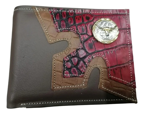 Cartera Vaquera Modelo Corto Con Pelo De Res Y Antifaz