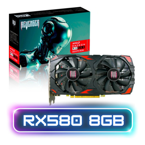 Placa De Video Rx580 Amd Radeon 8gb Gddr5 Revenger