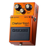 Pedal P/ Guitarra Boss Distortion Ds1 B50a 9v Cor Laranja