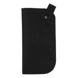 Estuche De Fieltro Negro Porta Lentes