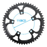 Plato Redondo Para Bicicleta De Carretera 110bcd Plato Doble Color 53-39t Round