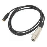 Cable Adaptador Xlr Hembra A Jack Mini Plug 3.5mm Hembra