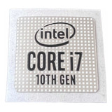Sticker Logo Intel I7 10th Decima Generacion