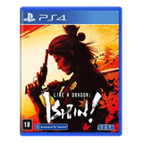 Jogo Like A Dragon: Ishin! Ps4 Físico Lacrado Original