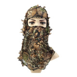 Balaclava Touca Capuz Roupa Camuflada Folha 3d Ghillie Caça