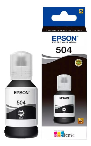 Tinta Epson 504 Negro T504120 Original Nuevo 70ml