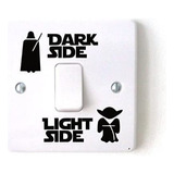 Set De Pegatinas De Vinilo Star Wars Dark Light Side Switch