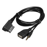 Keenso Audio Ami - Cable Auxiliar Usb De 0.138 In, Adaptador