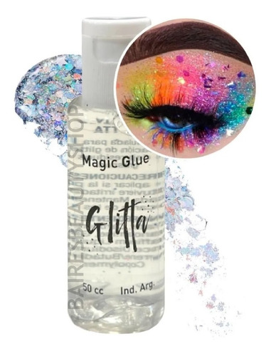 Pegamento Gel Para Glitter Magic Glue Purpurina Glitta