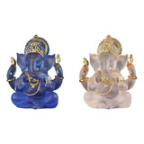 2 Figuras De Ganesha, Estatuas Del Señor Ganesh De