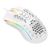 Mouse Gamer Redragon Storm Elite M988w-rgb Blanco 16k Dpi *