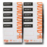 Pack Con 10 Dvd-r Sony Con Sobre 4.7gb 16x