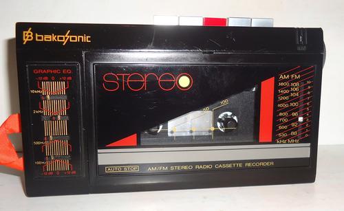 Walkman Vintage Bakosonic Solo Radio Am/fm Con Funda