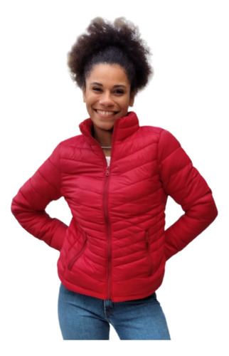 Campera Inflable Mujer Premium Entallada