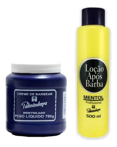 Creme Barbear 700 Gr + Loção Pós Barba 500 Ml Palmindaya