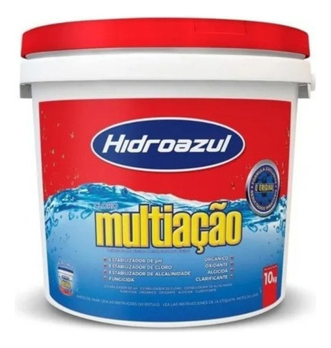 Kit Cloro Multiação Hidroazul Balde