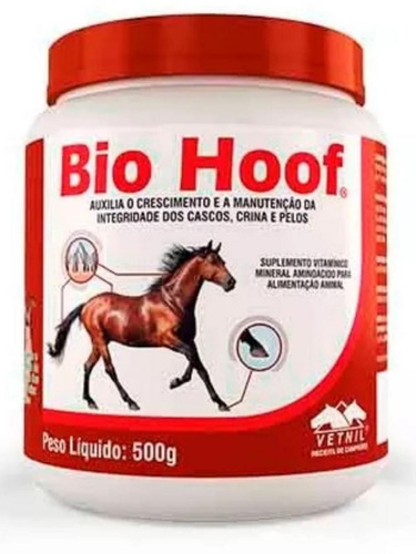 Bio Hoof Equinos Perfecta Formación De Cascos 500gr