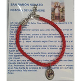 Pack 6 Pulsera De San Ramón Nonato, Hecha A Mano