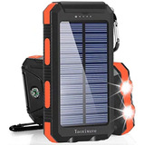 Solar Power Bank 20000mah Cargador Solar Impermeable Portat