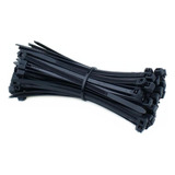 Amarra Plástica Abrazadera Nylon Cable 2.5x100mm Bolsa 100u