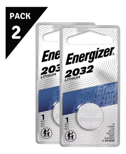 Pila Energizer Auditiva Cr2032 X 2 Unidades