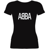 Remera Mujer Algodón Abba Pop Disco Retro