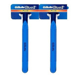 Maquina Afeitar Desechable Gillette 2 Hojas(blue 2) Pack 2u 