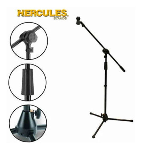 Soporte Base Stand Ajustable P/ Microfono, Hercules Ms432b