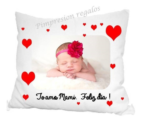 Foto Almohadon Regalo Dia Madre 40x40  Personalizado