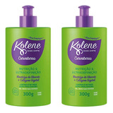 Creme Para Pentear Kolene 300g Curvaturas - Kit Com 2un