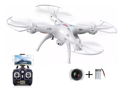 Drone Syma X5sw Cámara Wifi Fpv  + 1 Batería Extra