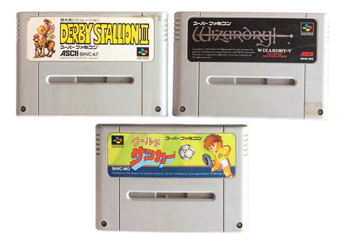 Super Famicom Japonês Cartucho Original Lote (unidade)