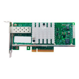 Placa Ethernet Fibra Intel 10gbps X520-da1 Perfil Baixo