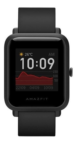 Amazfit Bip S Smartwatch 1.28 Carbon Black  Preto A1821