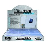Caja Micas Silver Ultra Pro Con 100 Micas De 9 Espacios