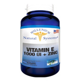 Vitamina E 1000u.i. + Zinc X60 Cap Natural Systems