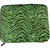 Funda Neoprene Tablet 8  Diseño Tigre Verde 24x19cm Cierre