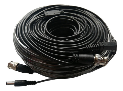 Cable Siames Coaxial 40metro Para Camara Cctv Video Voltaje